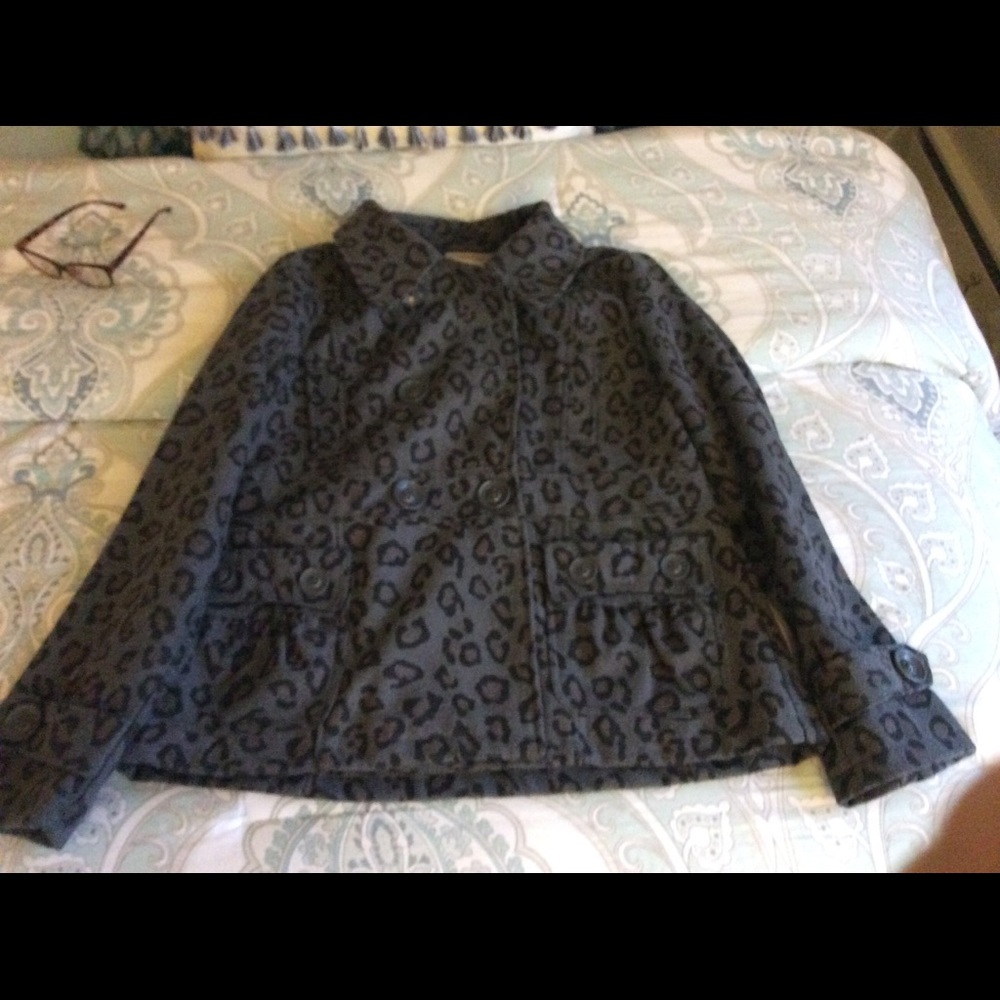 Dollhouse Leopard cheetah animal print pea coat